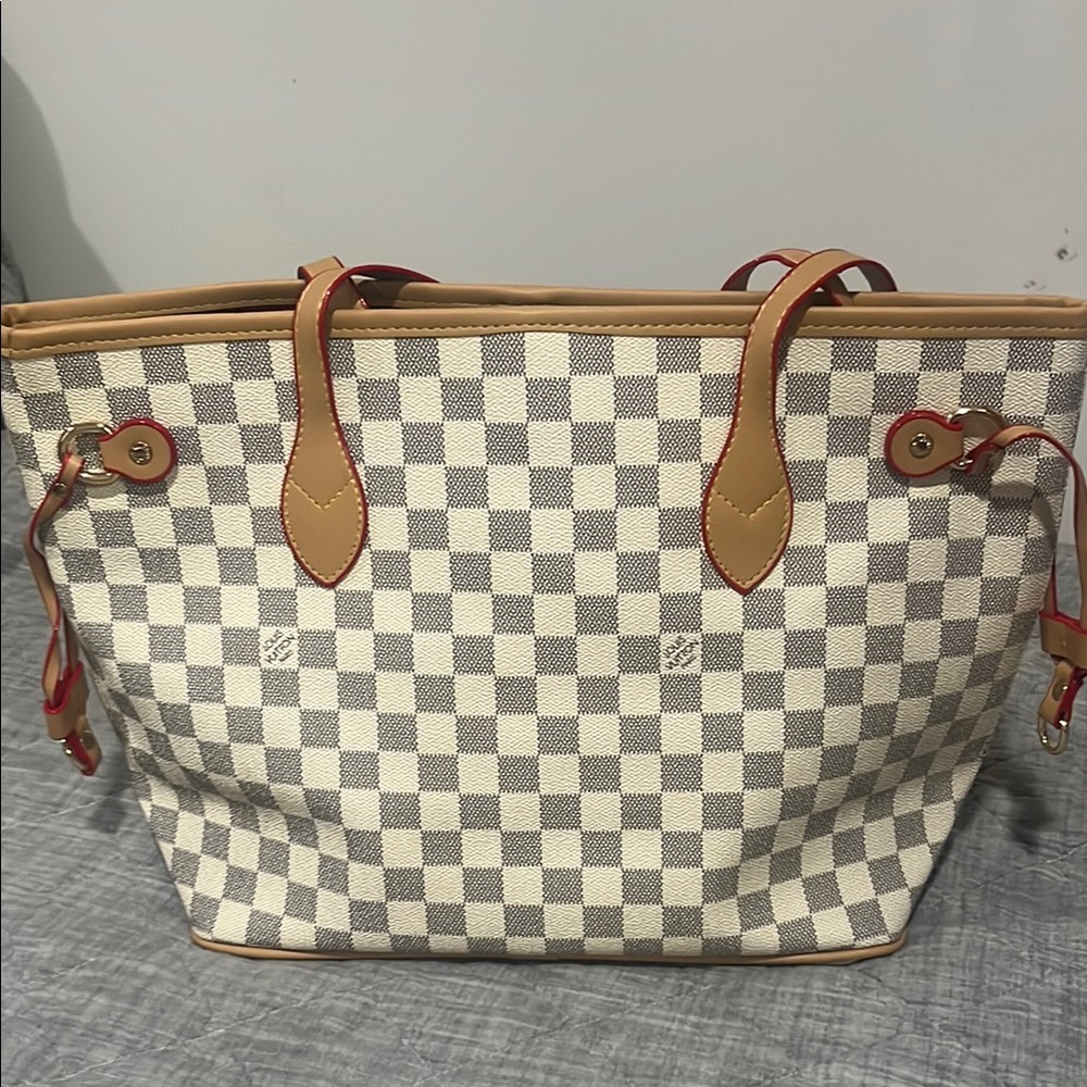 Checkered Tote Bag